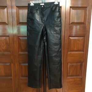 Aritzia Wilfred The Melina pant Faux Leather